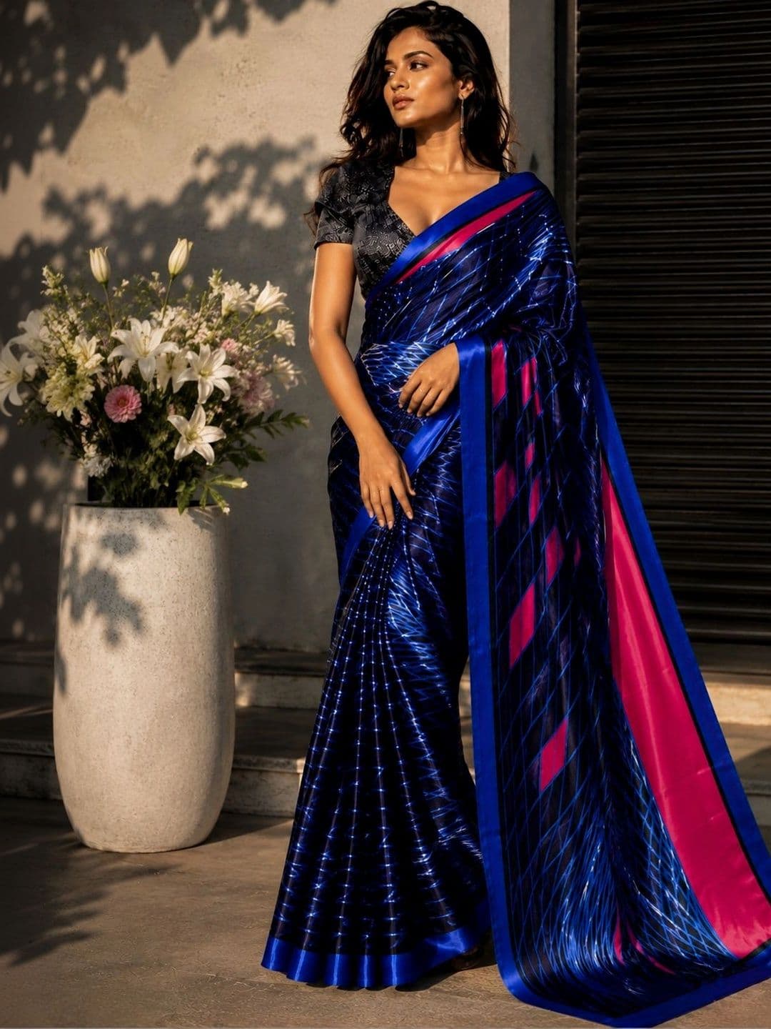 Jihana Fab Satin Mysore Silk Saree thumbnail 4