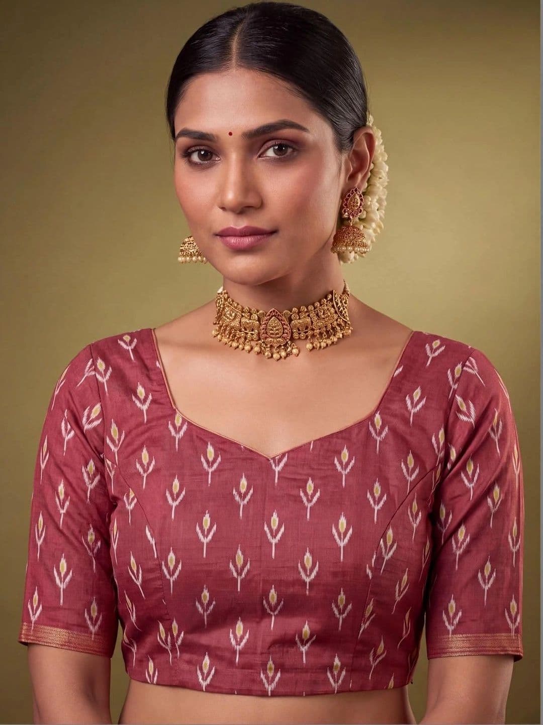 SAMANTHA Zari Silk Blend Saree thumbnail 2