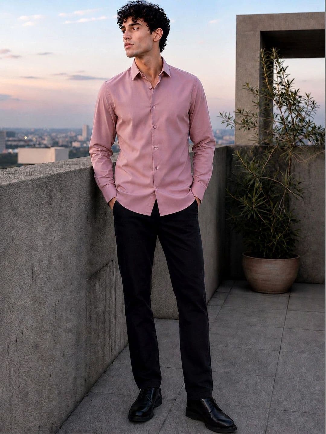 THE SHIRT CODE Men Comfort Casual Shirt thumbnail 3