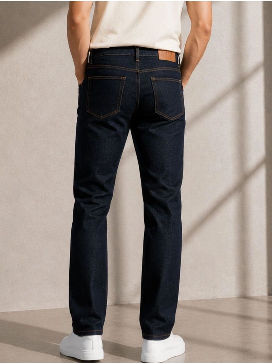 ZUSH Men Straight Fit Mid-Rise Stretchable Jeans thumbnail 3