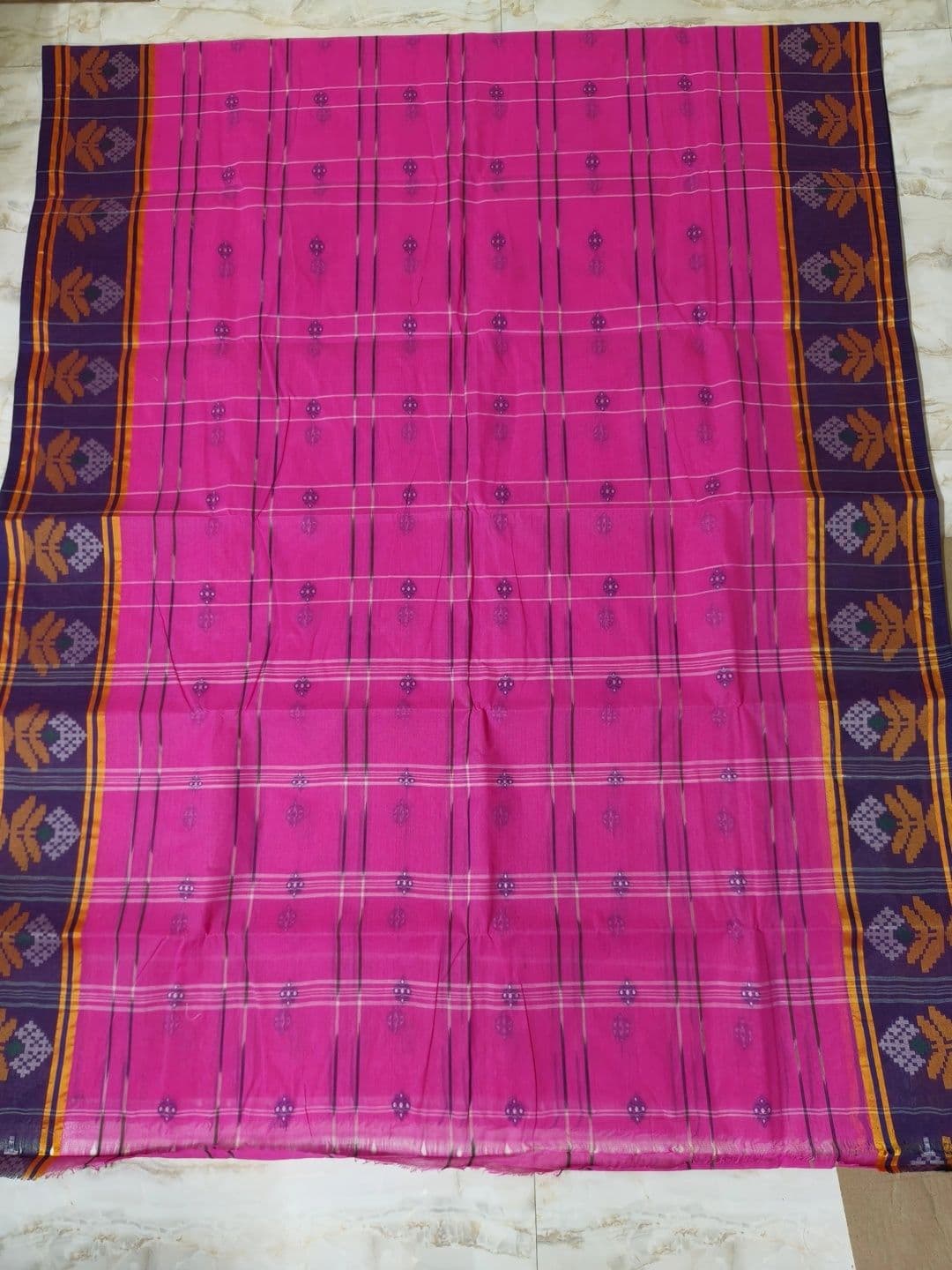 TANTSHREE Woven Design Pure Cotton Saree thumbnail 3