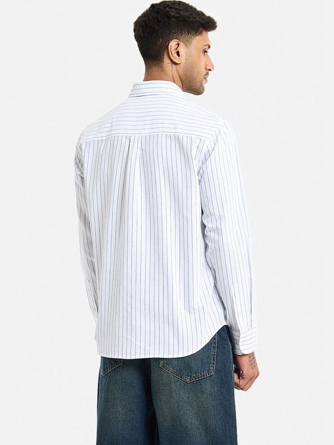 Snitch Men Striped Casual Shirt thumbnail 2