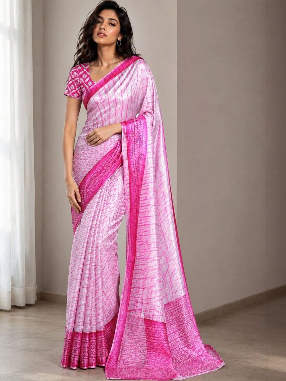 Jihana Fab Satin Mysore Silk Saree - view 1