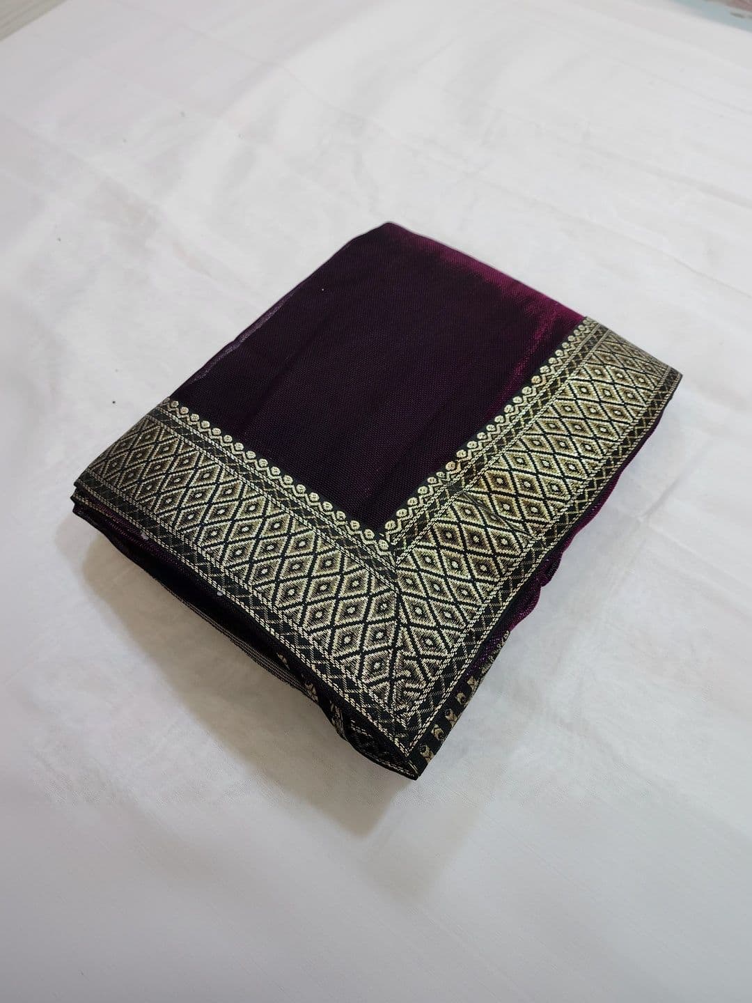 RENBRIZA Woven Design Zari Saree thumbnail 4