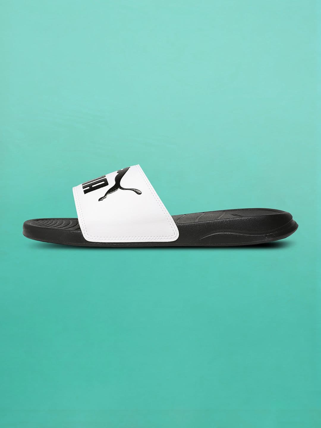 Puma Unisex Brand Logo Print Popcat 20 Sliders - view 1