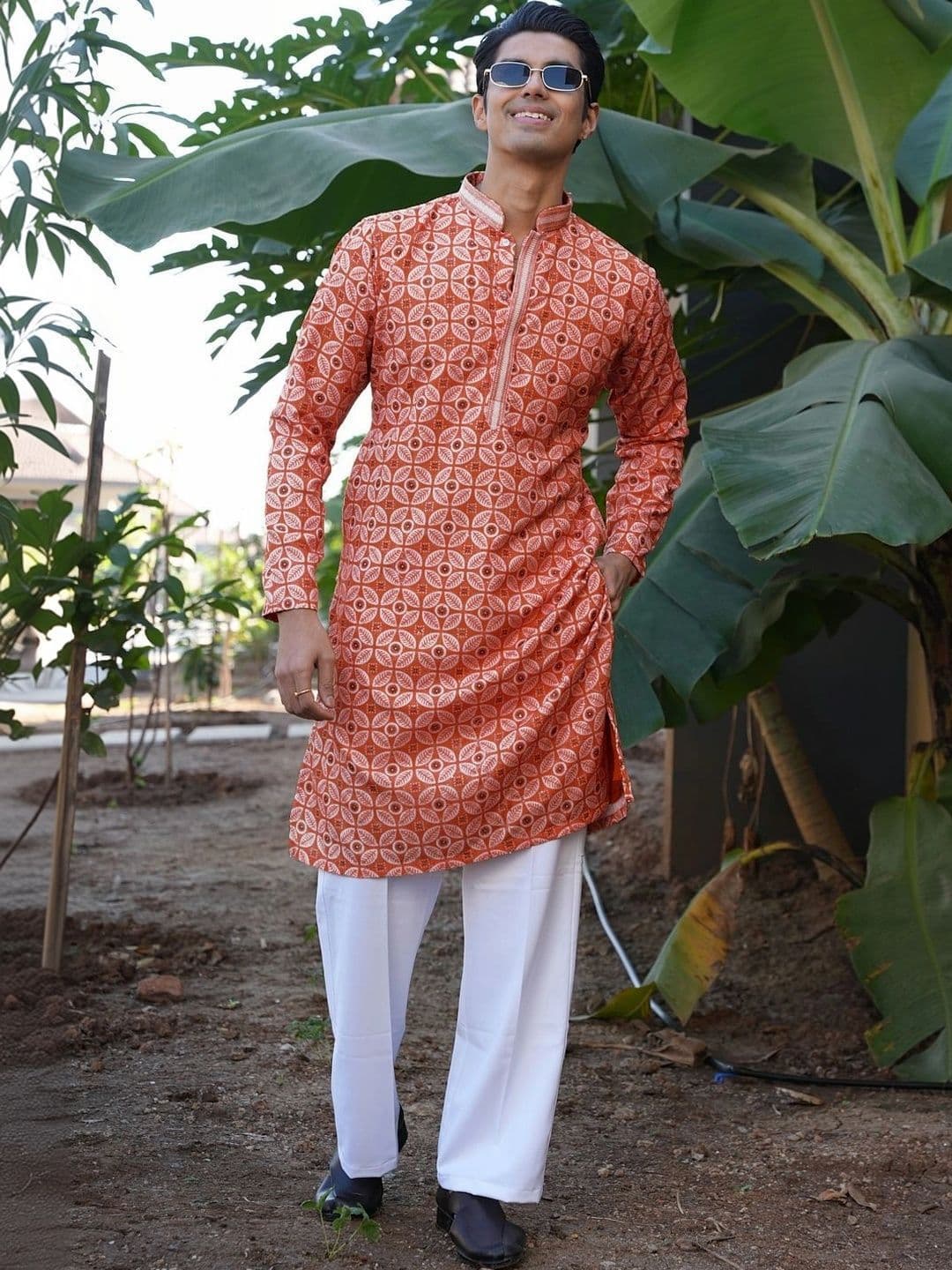Anouk Men Ethnic Motifs Printed Kurta - view 1