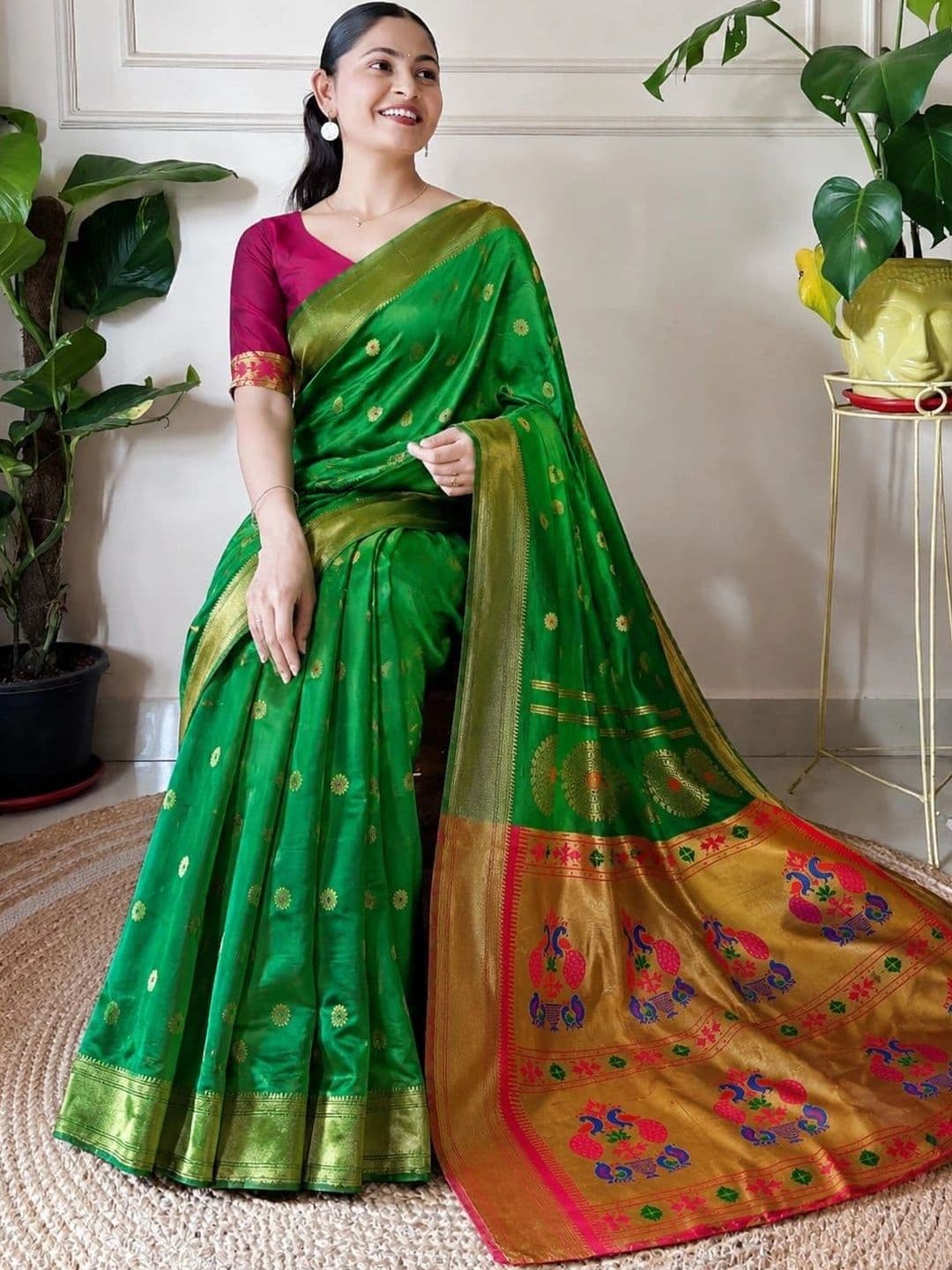 Moda Rapido Woven Design Zari Art Silk Designer Banarasi Saree - view 1