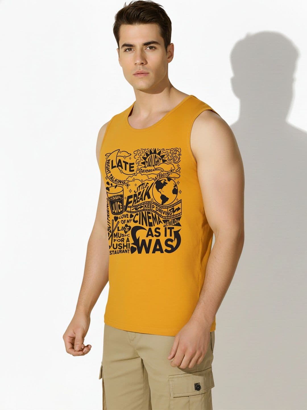 SKY HARBOAR Men Typography 2 Printed T-shirt thumbnail 6