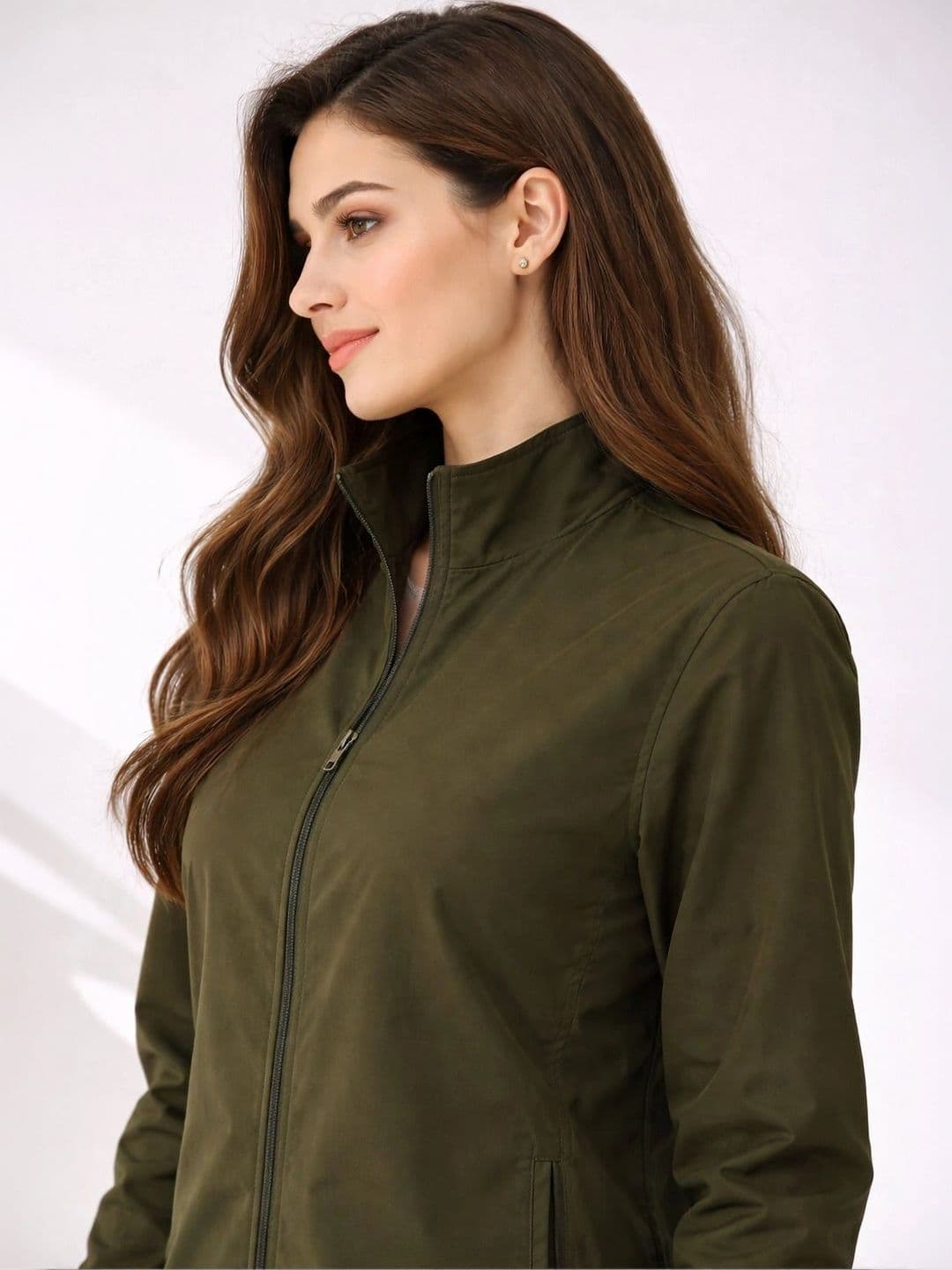 JKT Women Lightweight Training or Gym Open Front Jacket thumbnail 2