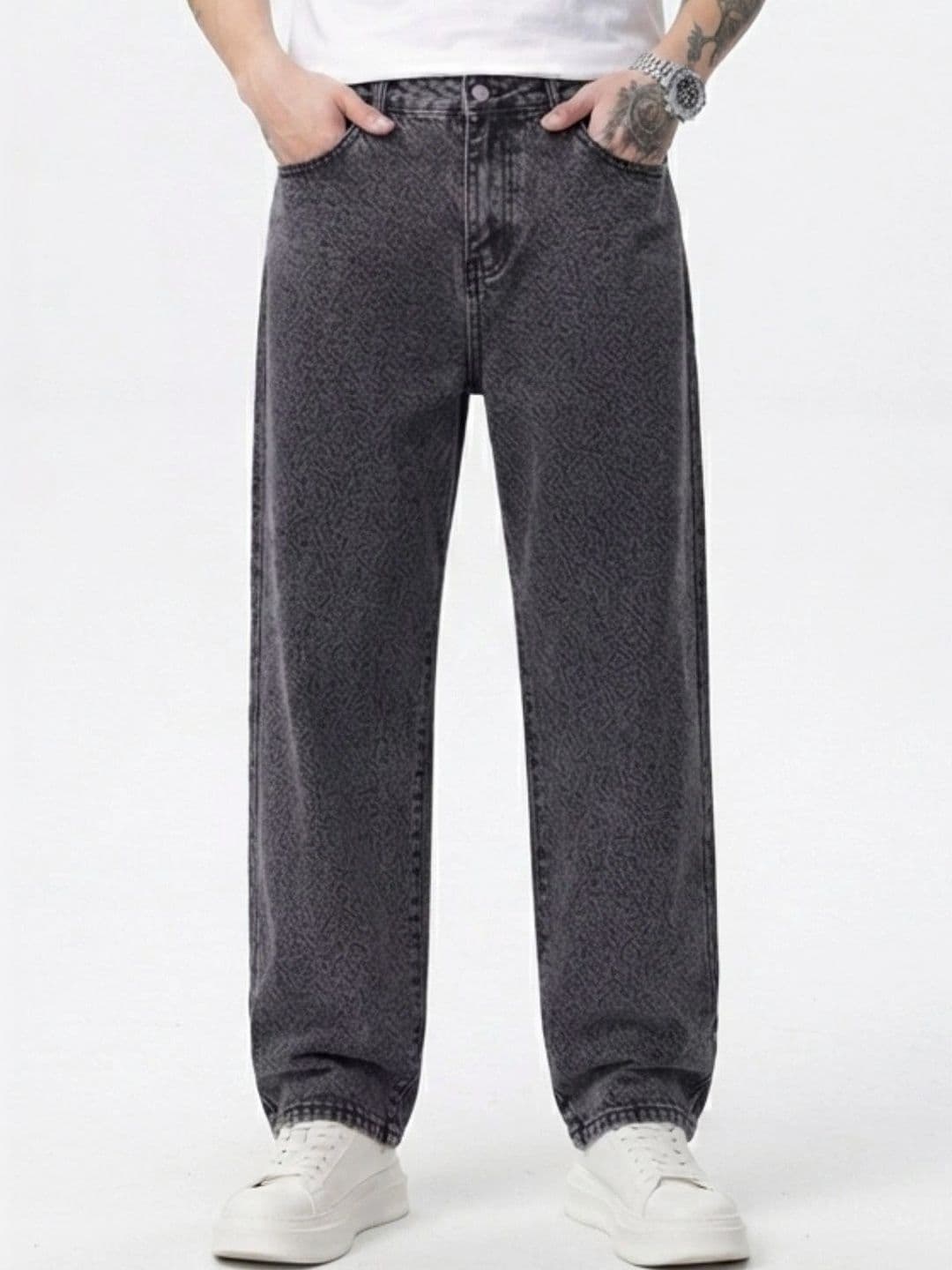 BREXX Men Jean Straight Fit Mid-Rise Stretchable Jeans - view 1