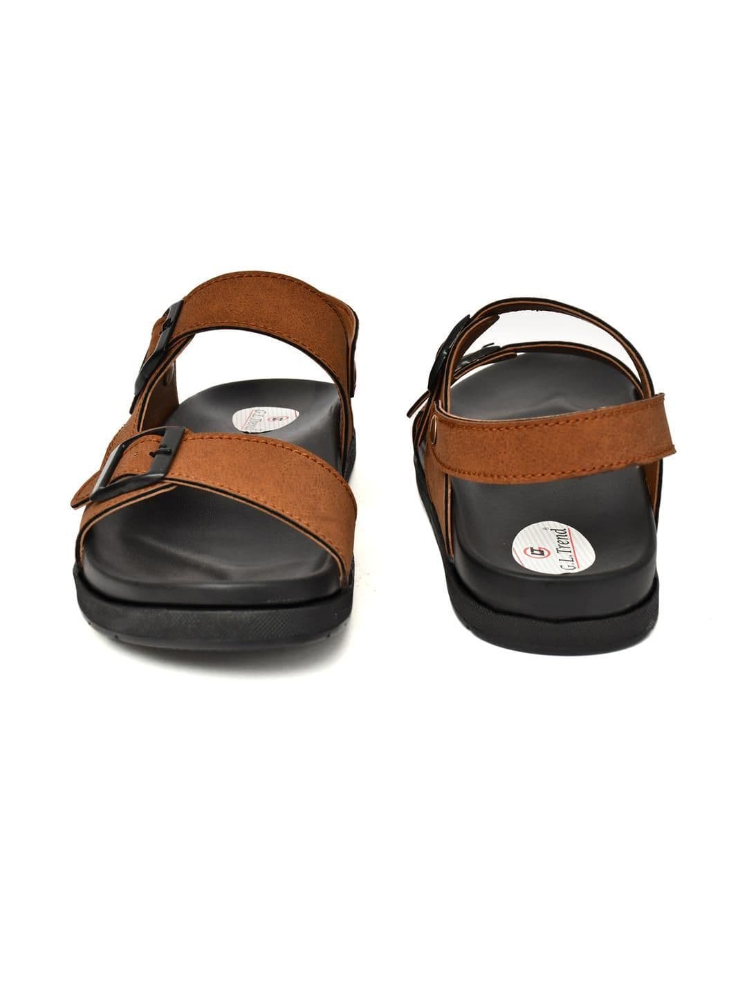 G L Trend Tan Leather Sandals thumbnail 7