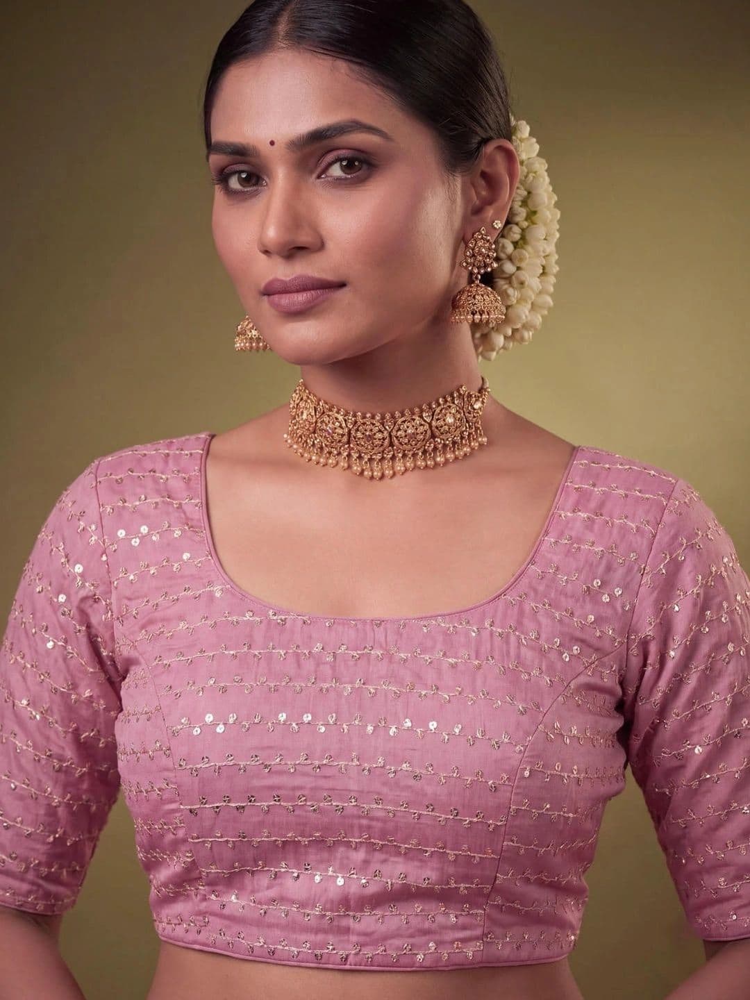 SAMANTHA Poly Georgette Saree thumbnail 2