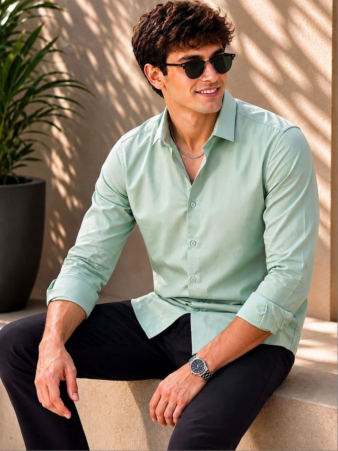THE SHIRT CODE Men Comfort Casual Shirt thumbnail 3