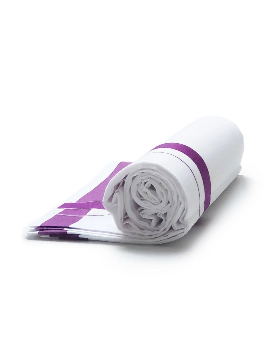 CHITHRA FABRICS Men Striped Cotton Dhoti Dhotis thumbnail 3