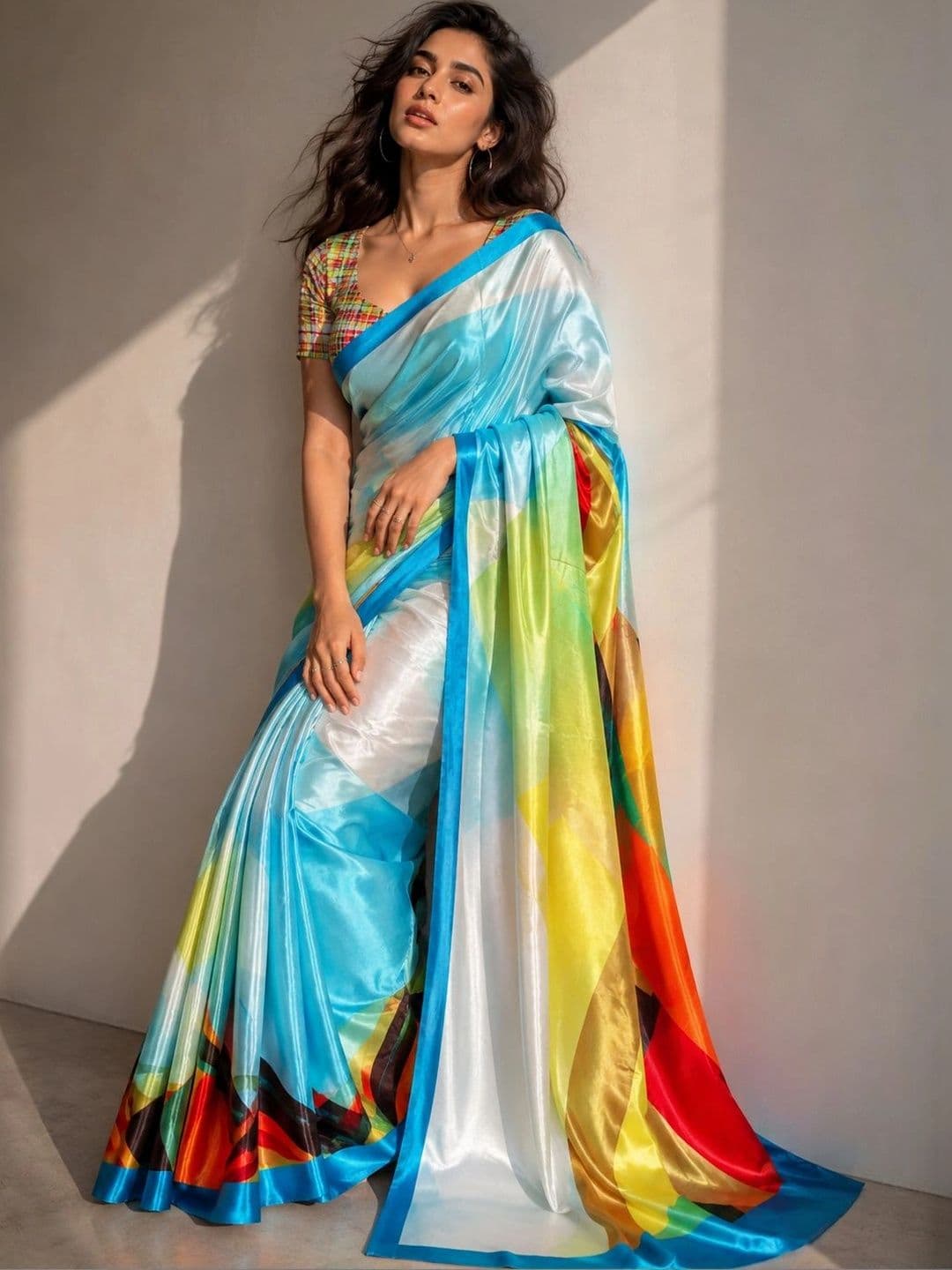 Jihana Fab Satin Mysore Silk Saree - view 1
