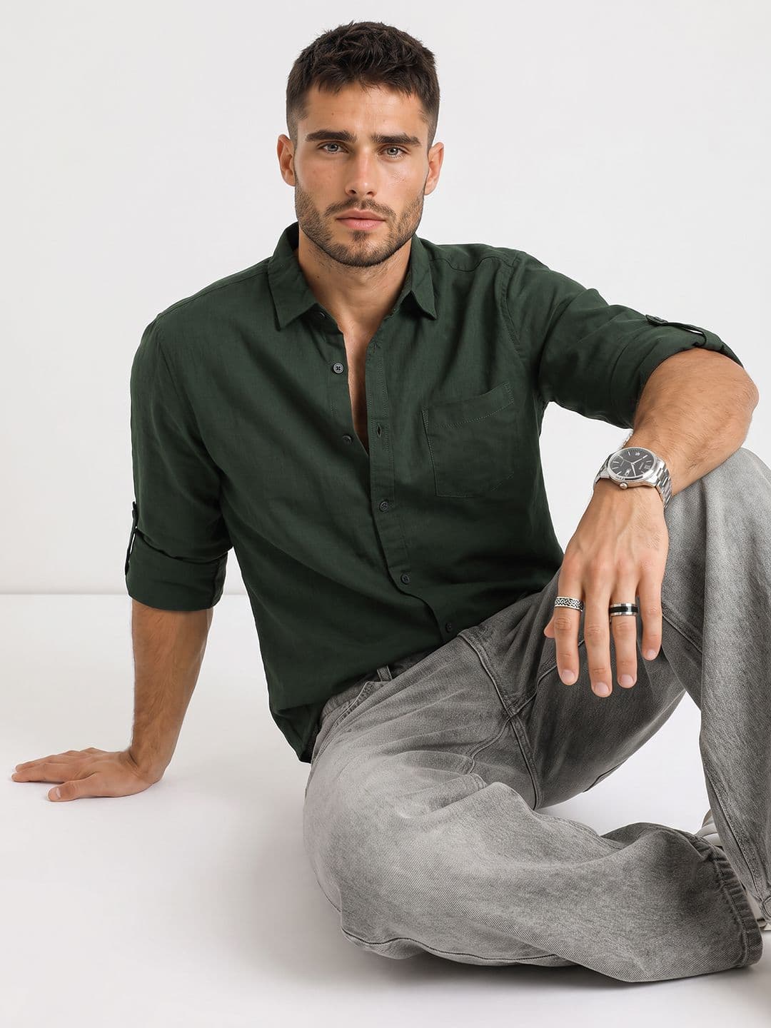 The Roadster Life Co. Pure Cotton Casual Shirt - view 1