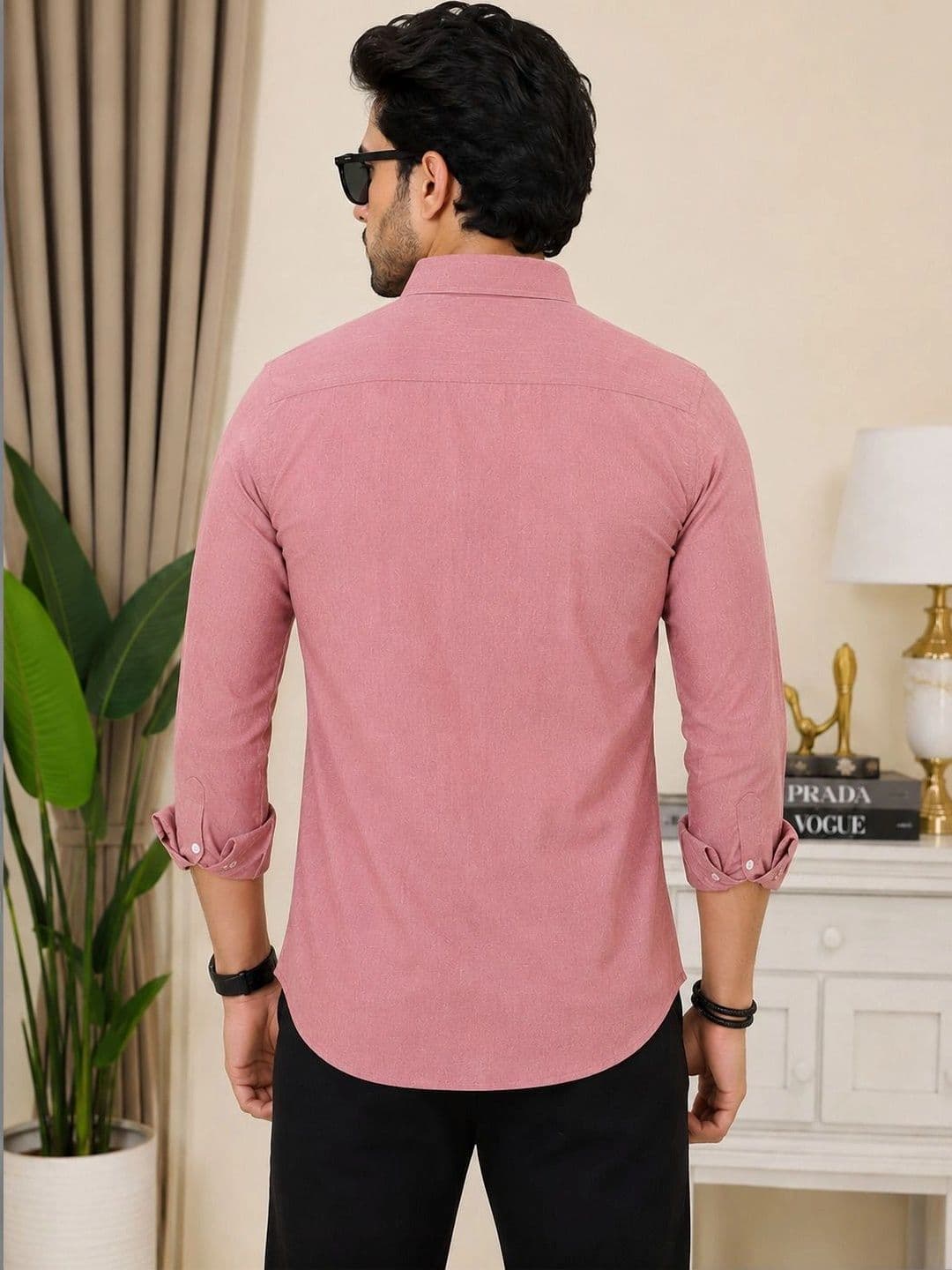 HERE&NOW Men Standard Slim Fit Casual Shirt thumbnail 3