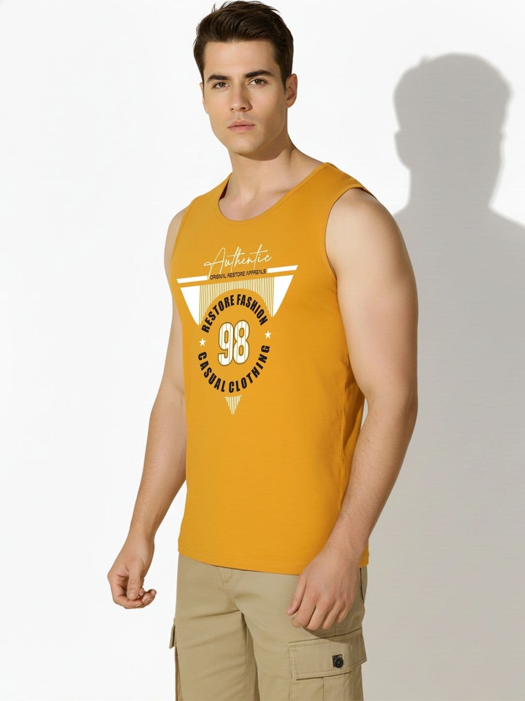 SKY HARBOAR Men Typography 2 Printed T-shirt thumbnail 4