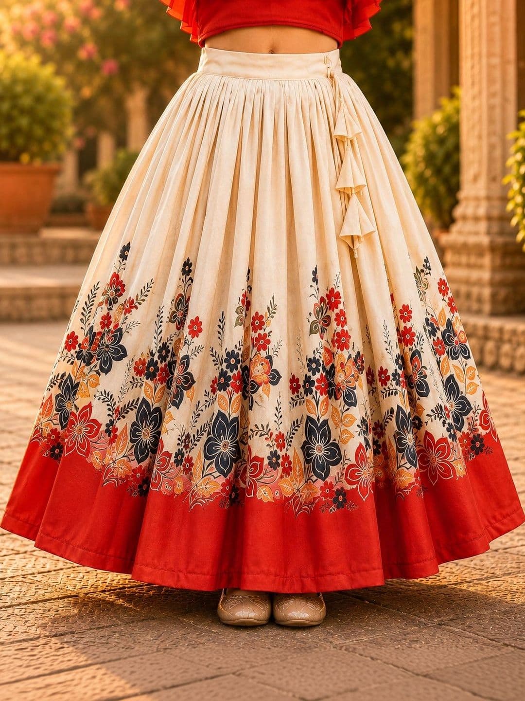 Sangria Girls Ready to Wear Lehenga & thumbnail 2