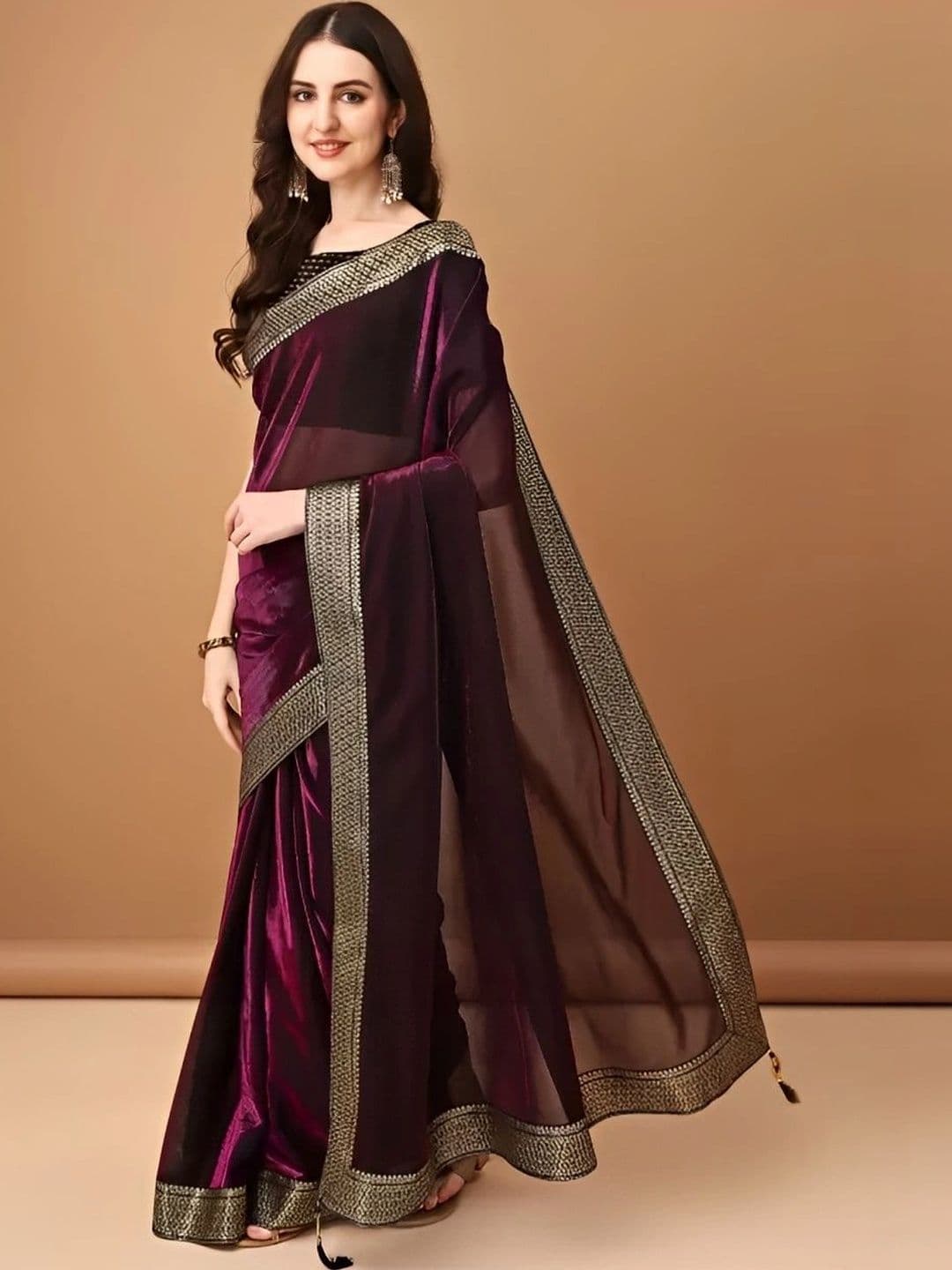 RENBRIZA Zari Saree thumbnail 3