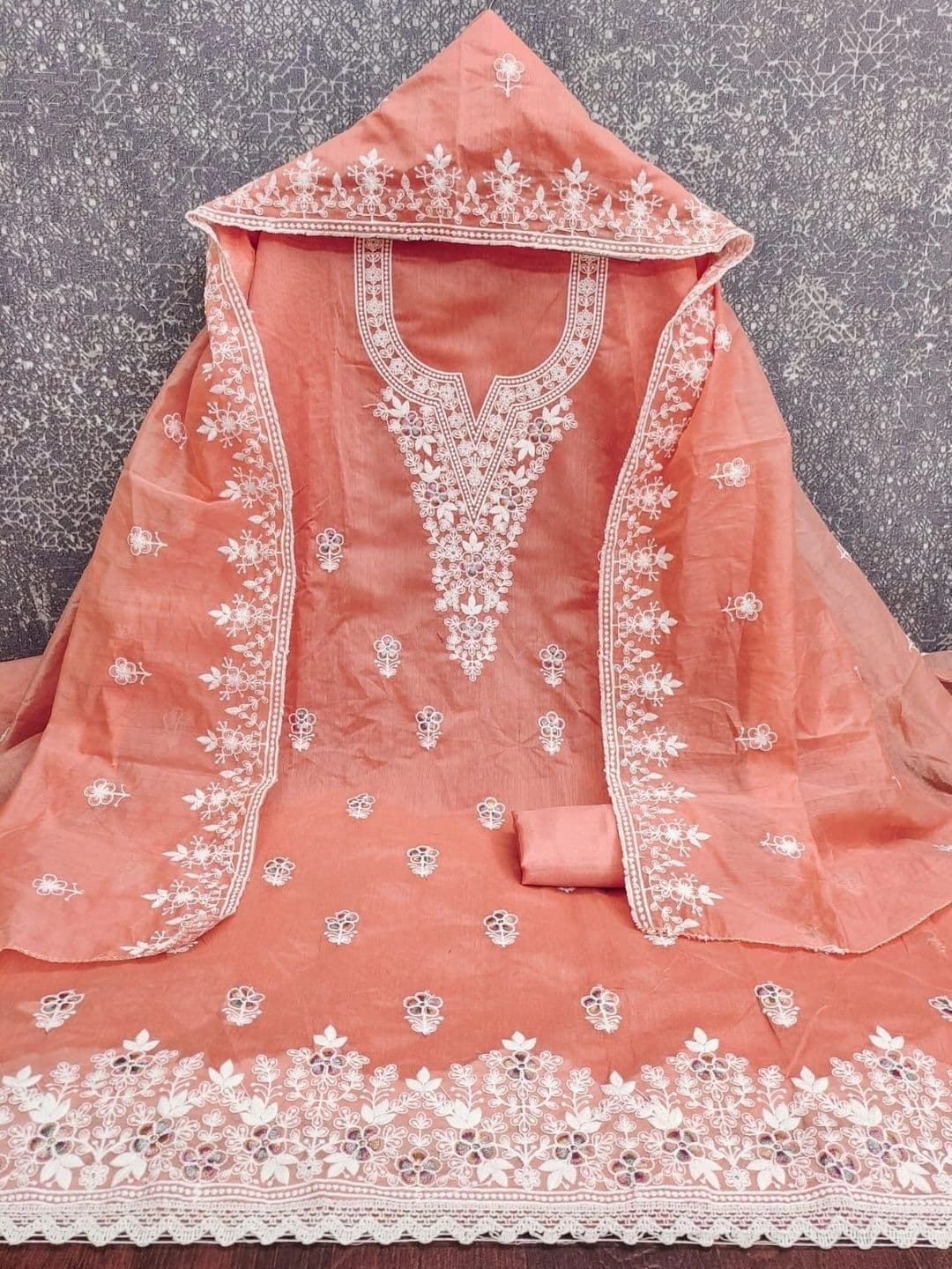 SYS Brand - Shop Your Style Embroidered Unstitched Dress Material thumbnail 3