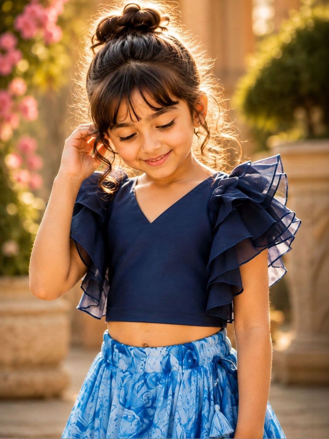Sangria Girls Ready to Wear Lehenga & thumbnail 3