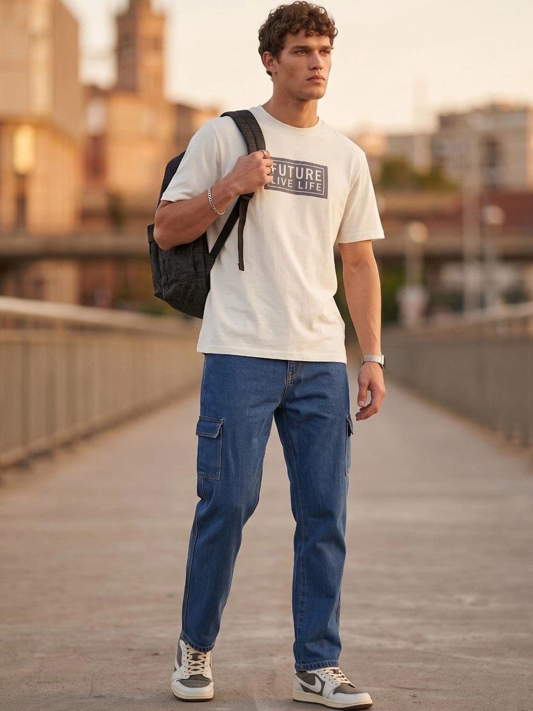 Encrypt Men Classic Regular Fit Mid-Rise Stretchable Jeans thumbnail 2