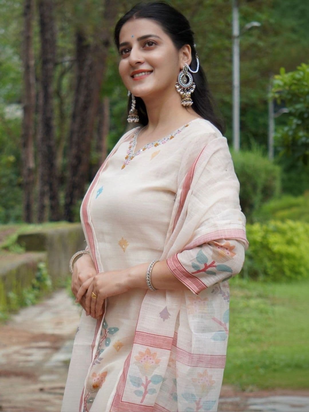 Geetha Creation Women Linen Pure Cotton thumbnail 4