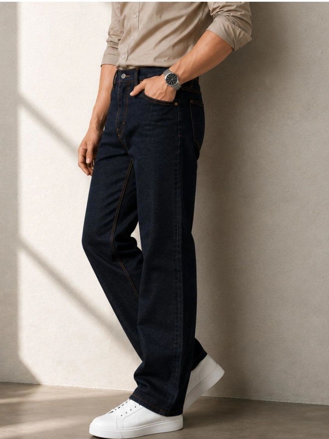 ZUSH Men Straight Fit Mid-Rise Stretchable Jeans thumbnail 2