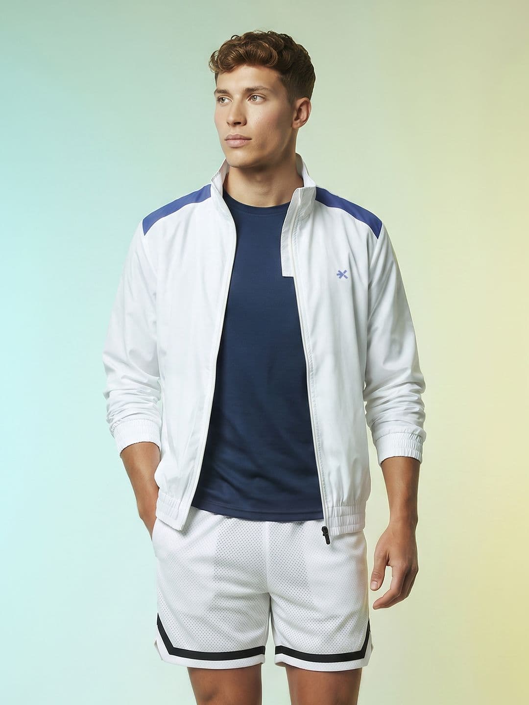 HRX by Hrithik Roshan Colourblocked Lightweight Sporty Jacket - view 1