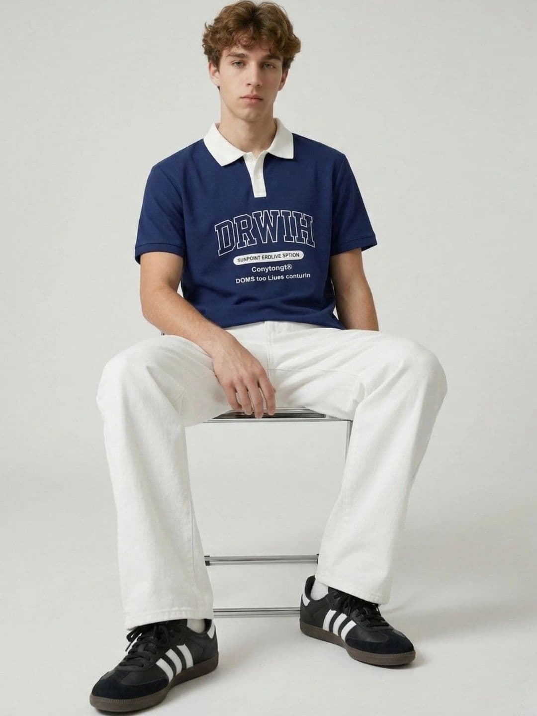 Kook N Keech Men Typography Printed Polo Collar T-shirt thumbnail 5