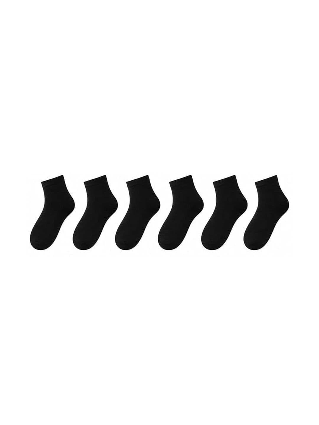 SOSHRE Unisex Pack of 6 Cotton Ankle Length Socks thumbnail 4