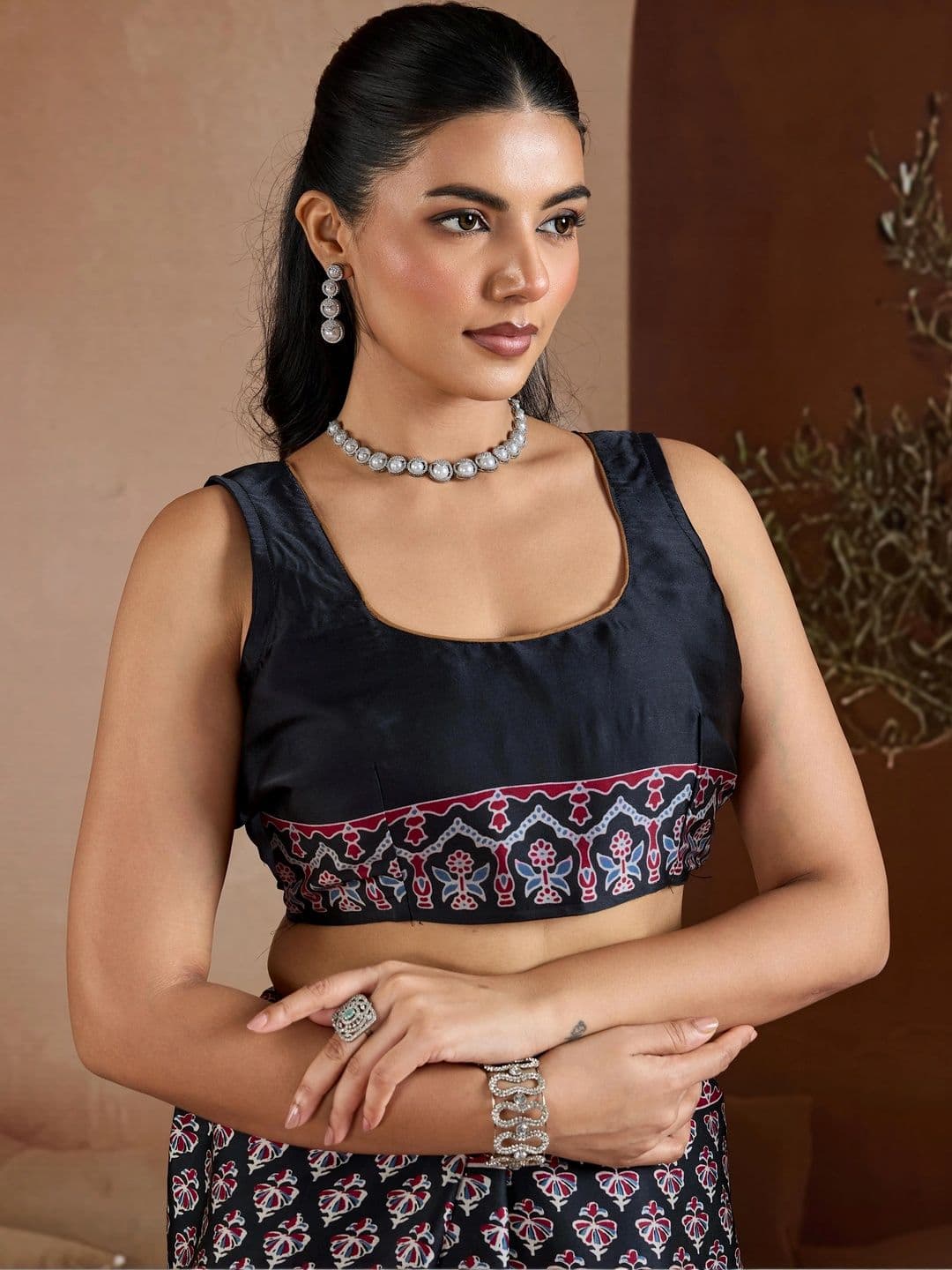 DHANLAXMI SAREES Pure Georgette Fusion Kota Saree thumbnail 2