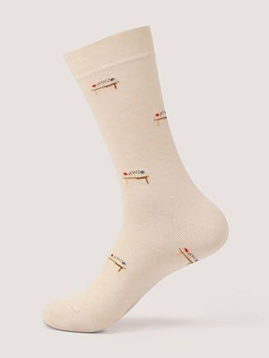 Activian Men Cotton Patterned Calf Length Socks thumbnail 4