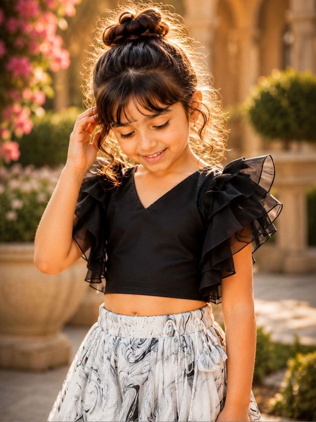 Sangria Girls Ready to Wear Lehenga & thumbnail 3
