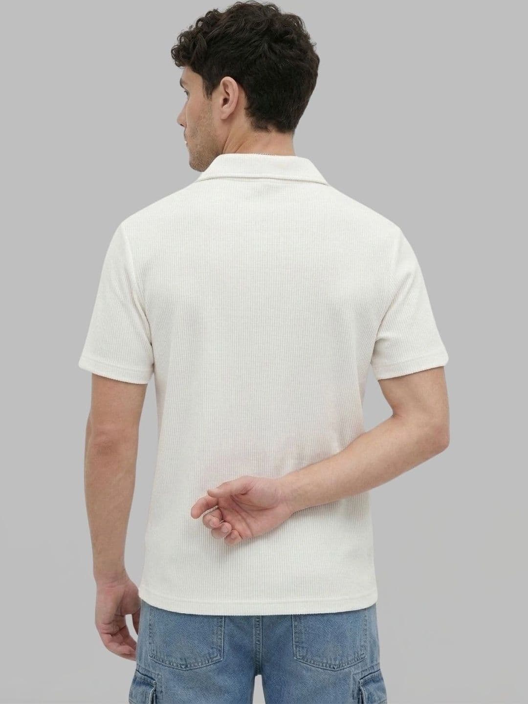 HERE&NOW Men Polo Collar T-shirt thumbnail 5