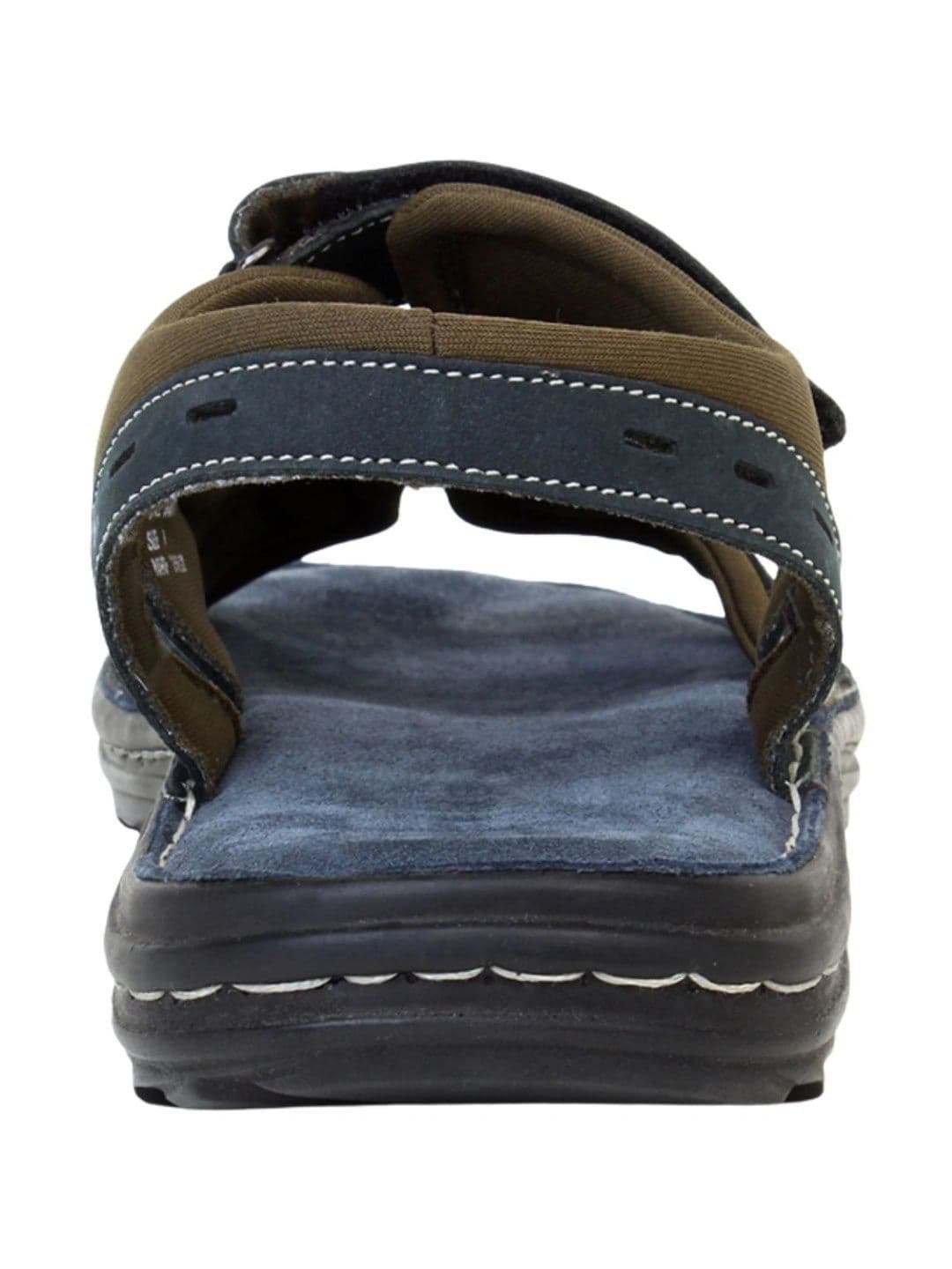 Mardi Gras Men Leather Comfort Sandals thumbnail 2