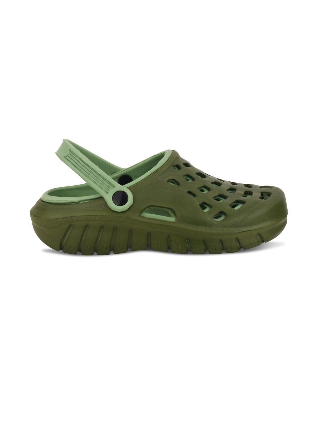 Trump Men Green Flip Flops Clogs thumbnail 2