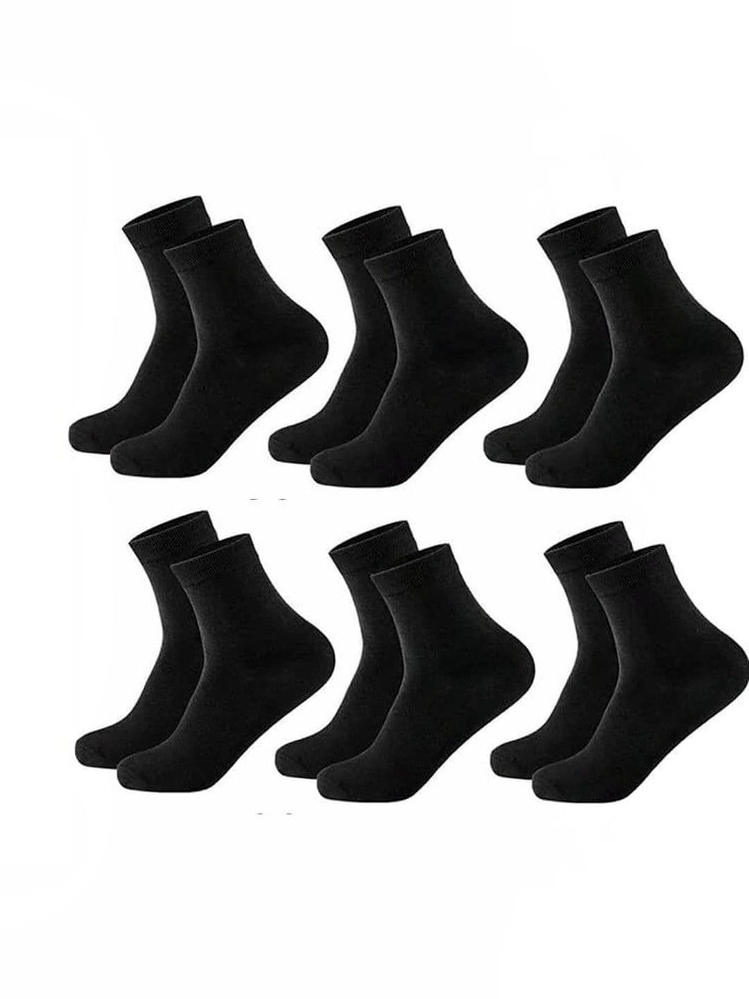 SOSHRE Unisex Pack of 6 Cotton Ankle Length Socks thumbnail 7