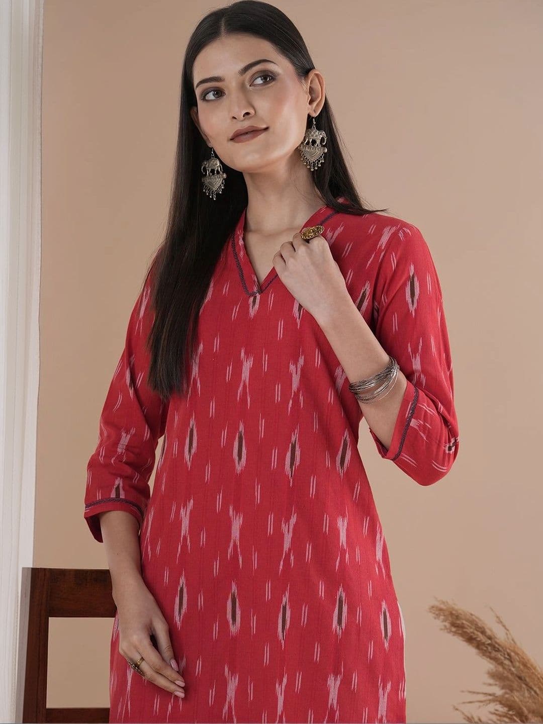 KAMI KUBI Women Printed Kurta thumbnail 6