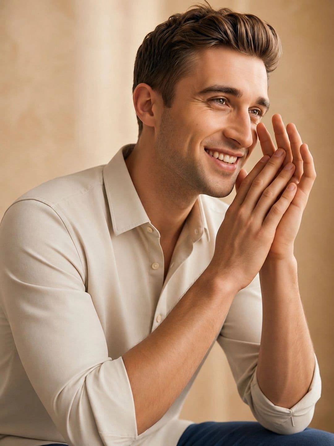 THE SHIRT CODE Men Comfort Casual Shirt thumbnail 3