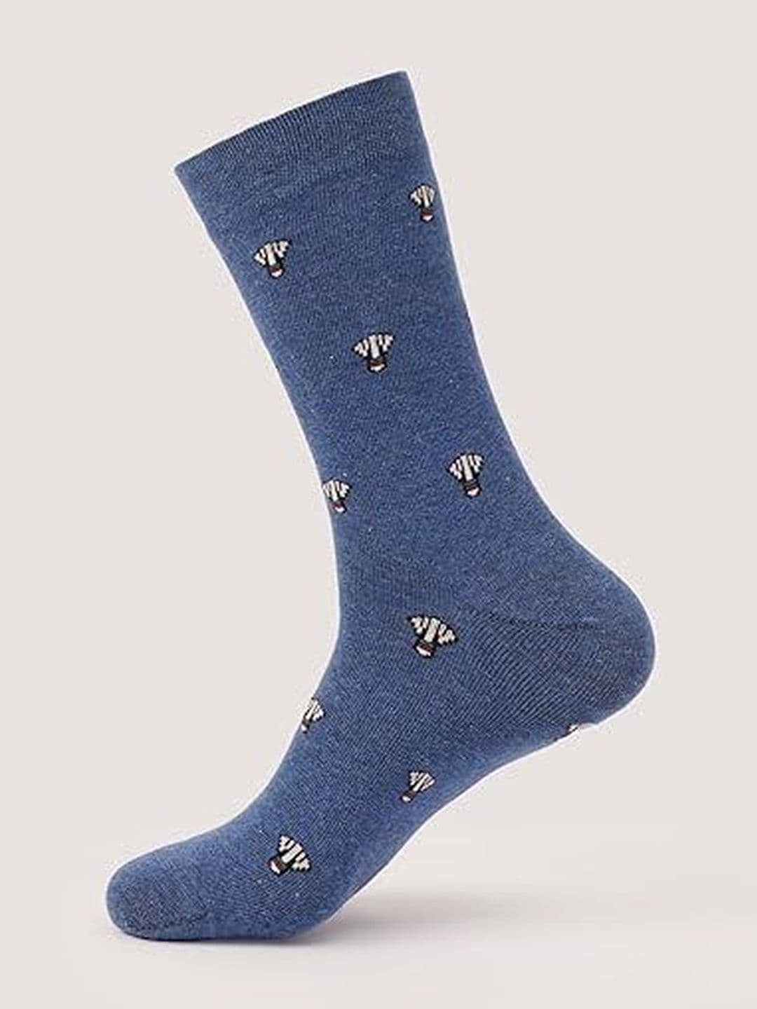 Activian Men Cotton Patterned Calf Length Socks thumbnail 2