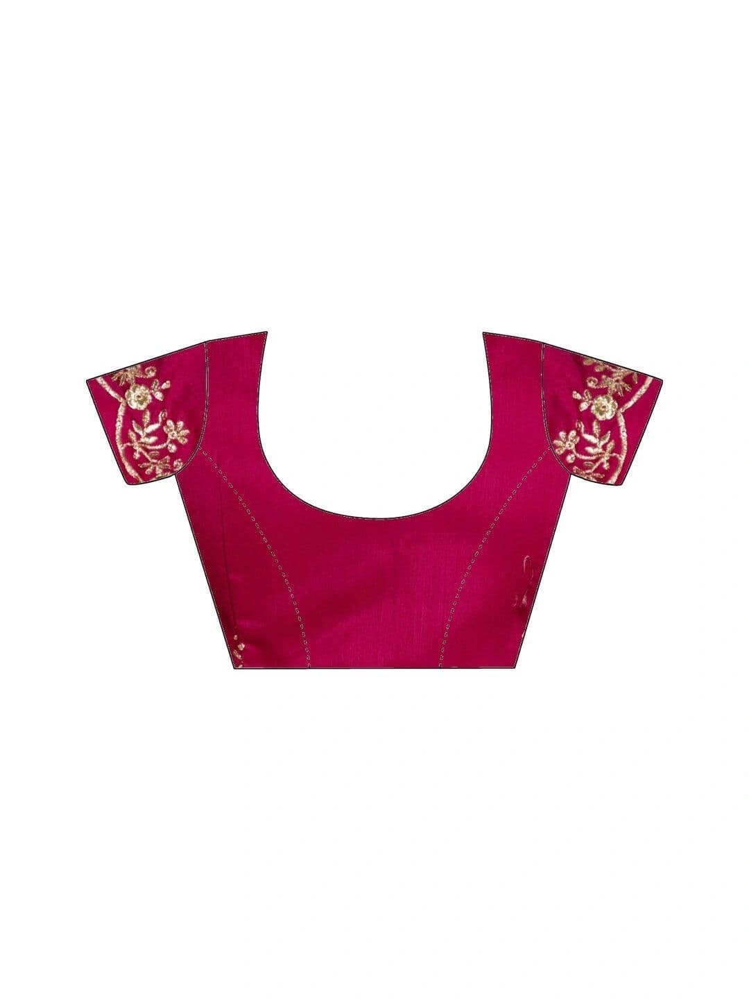 DRIP CHOWK Bandhani Embroidered Pure Georgette Fusion Bandhani Saree thumbnail 7