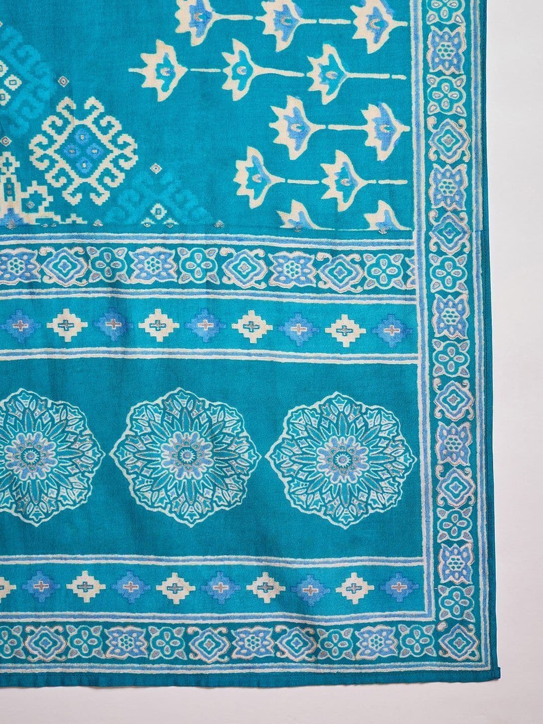 KALINI Women Ethnic Motifs Printed Regular Thread Work Kurta with Trousers & With Dupatta thumbnail 3