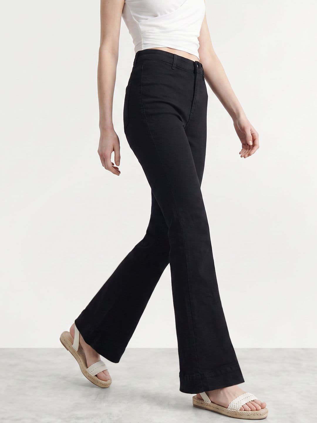 Mast & Harbour Women Slim Bootcut Fit High-Rise Jeans - view 1