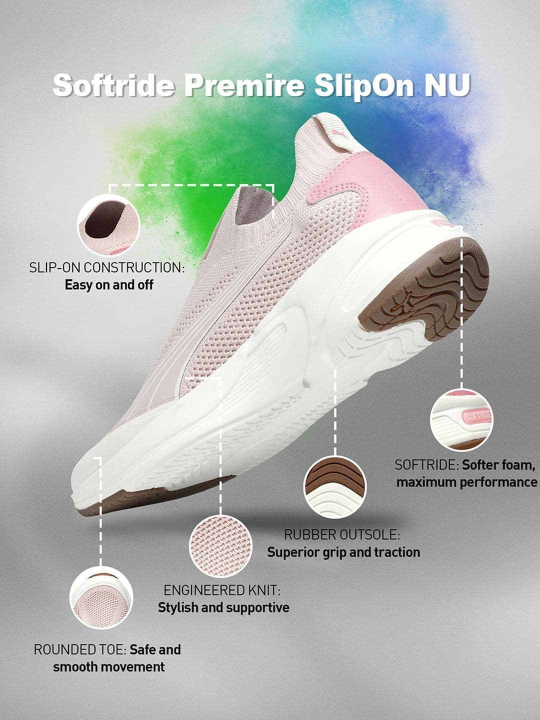 Puma Softride Premier GlideKnit All-Day Comfort Shoes thumbnail 6