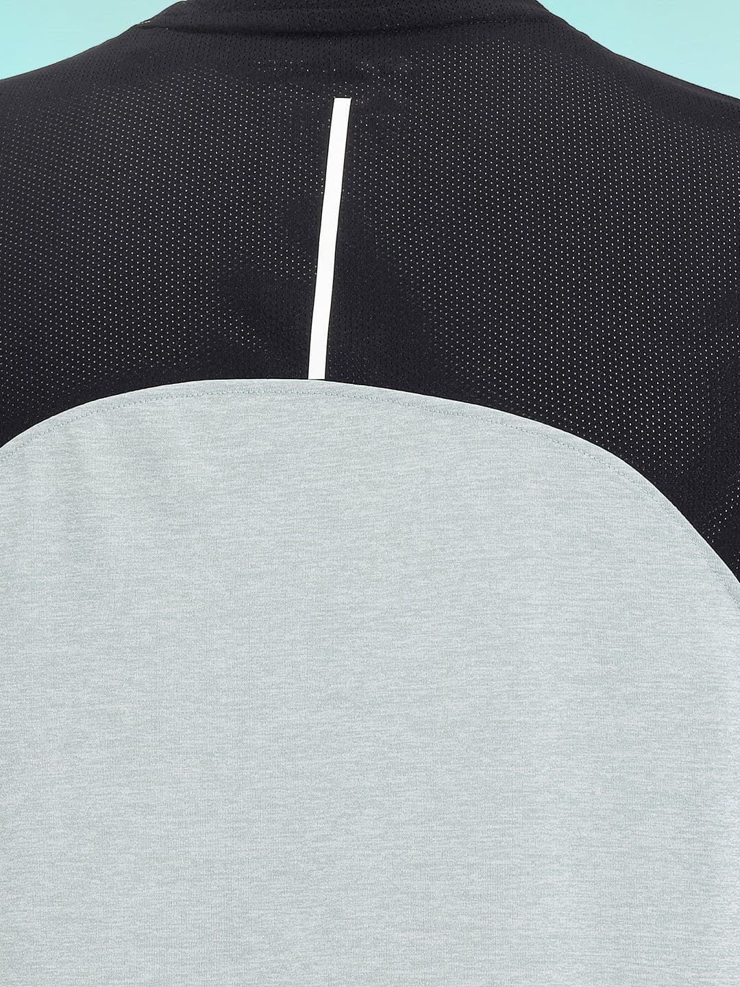 HRX by Hrithik Roshan Brand Logo Colourblocked T-shirt thumbnail 2