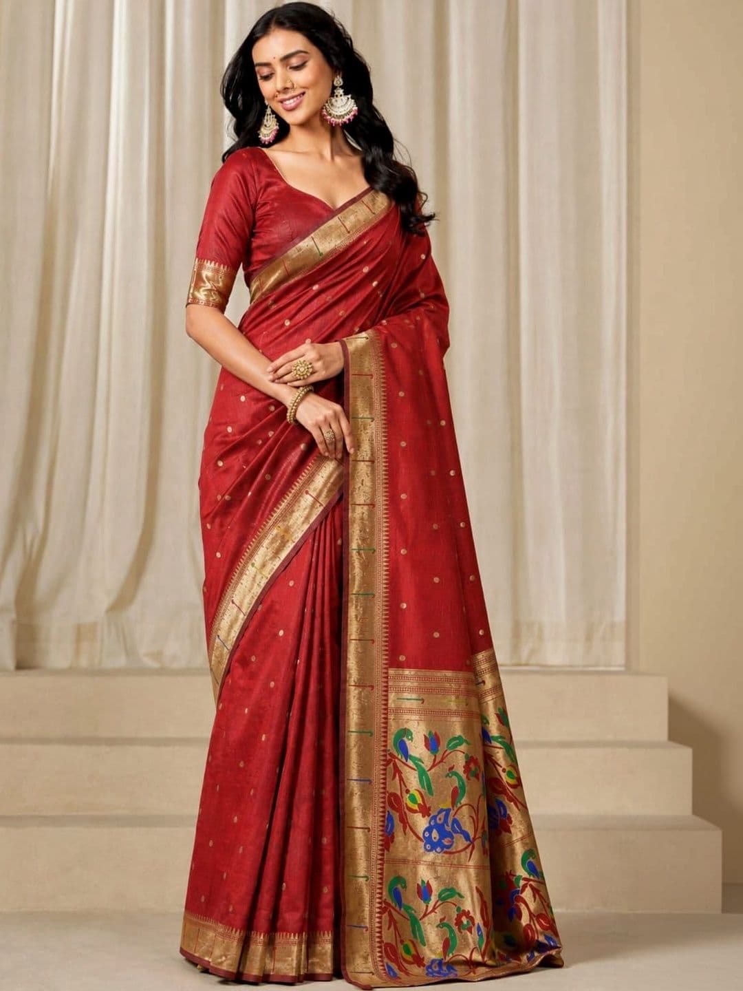 Moda Rapido Woven Design Zari Art Silk Designer Banarasi Saree - view 1