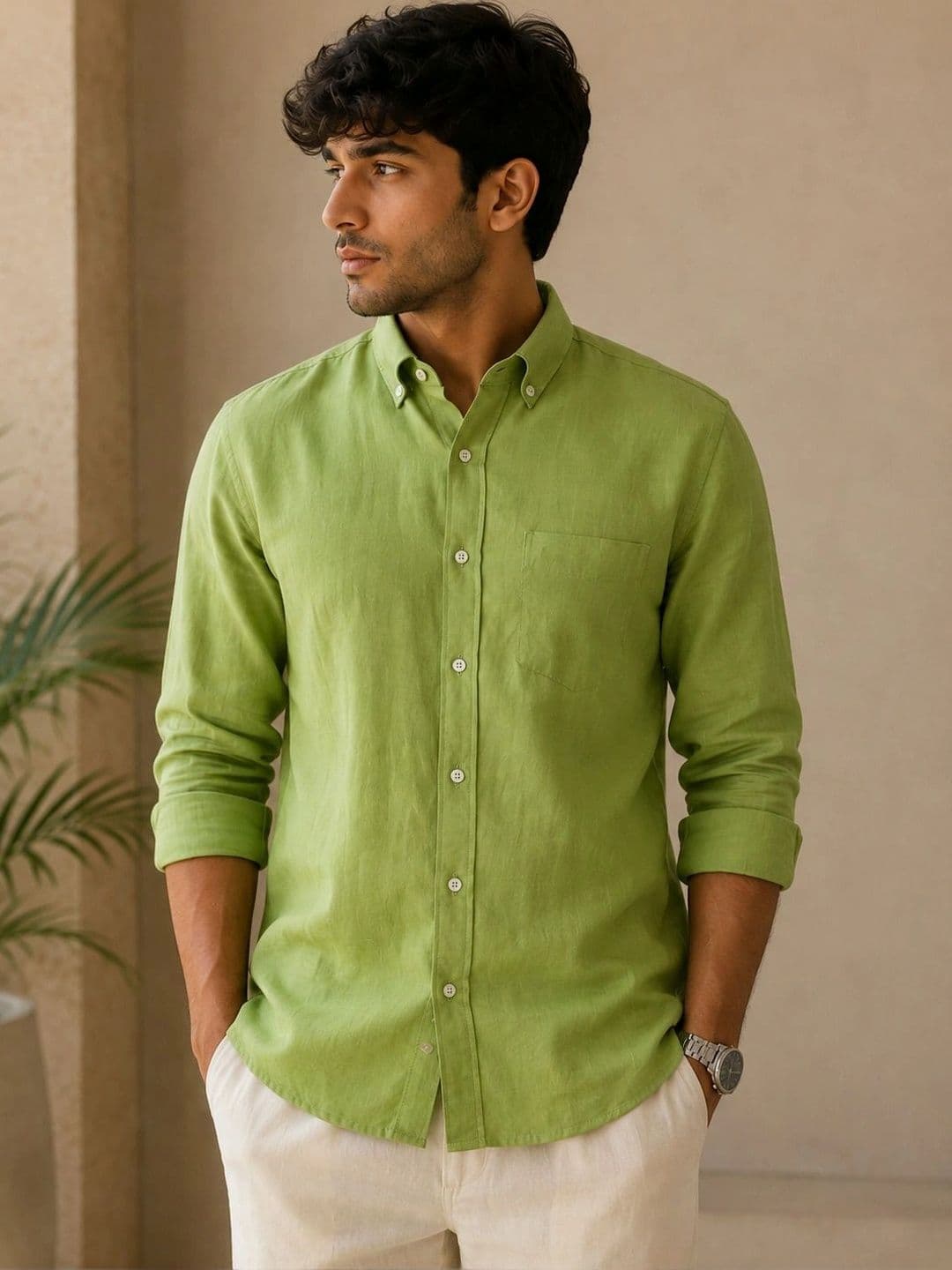 HERE&NOW Men Standard Slim Fit Casual Shirt - view 1