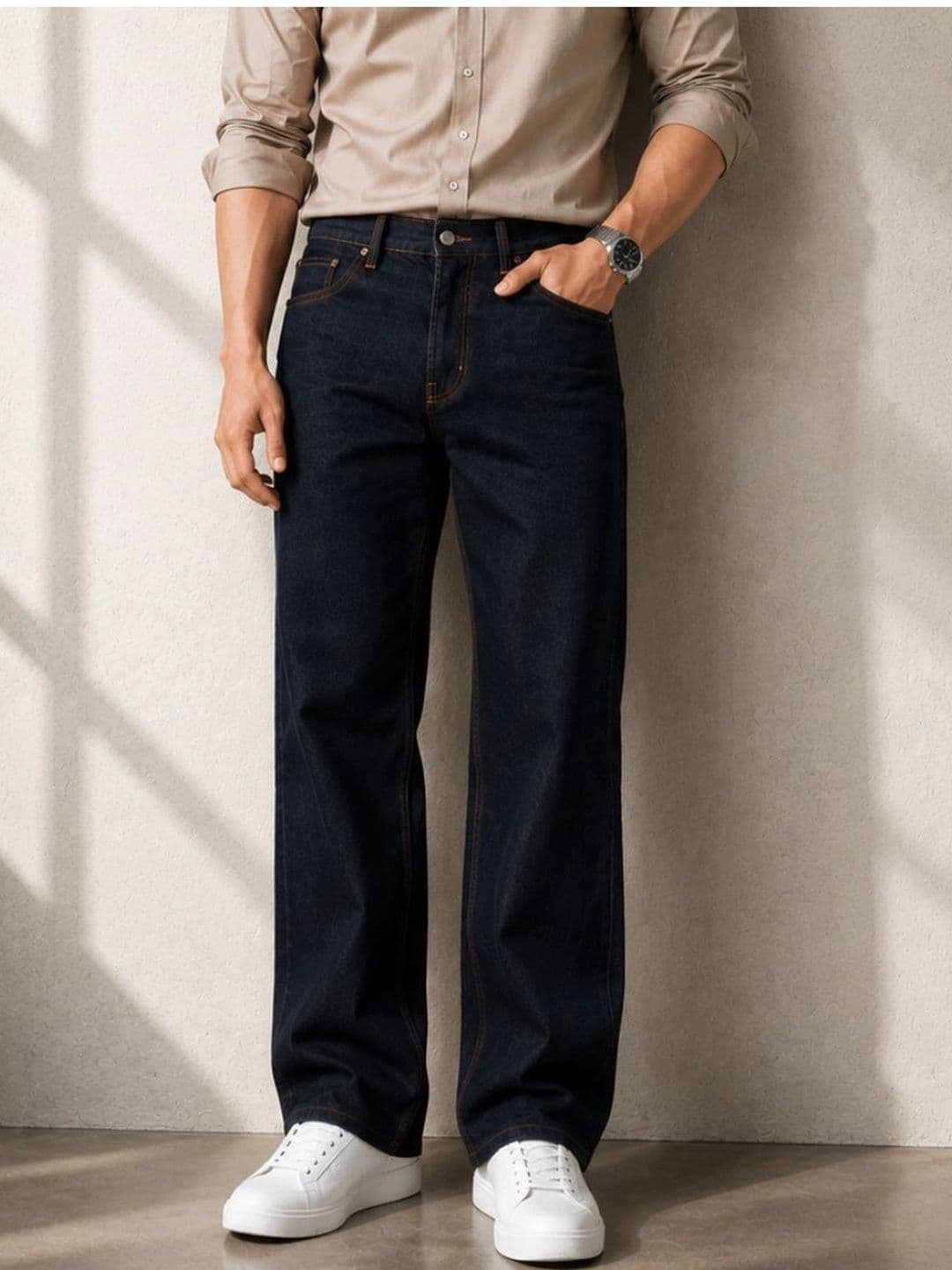 ZUSH Men Straight Fit Mid-Rise Stretchable Jeans thumbnail 3